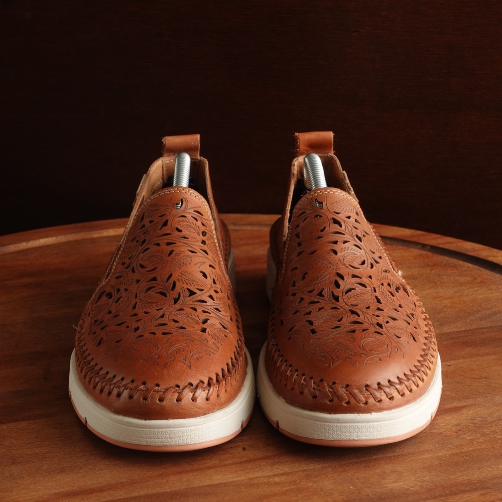 Pikolinos Loafers Womens SZ EU 38 US 7.5-8 Brown Tenerife Slip On Comfort Shoes - Picture 3 of 14